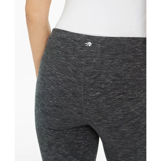 Budget 🛒 ID Ideology 👩 Women's Essentials Flex Stretch Bootcut Yoga Pants, Created For Macy's Noir Space Dye ⭐ 8 Budget 🛒 ID Ideology 👩 Women's Essentials Flex Stretch Bootcut Yoga Pants, Created For Macy's Noir Space Dye ⭐ - Image 6