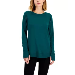 Top 10 😍 ID Ideology Curved-Hem Tunic Top, Created For Macy's Lux Green 👏 -ID Ideology Sales unnamed file 155