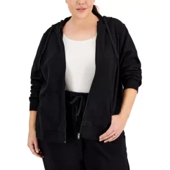 Best reviews of 💯 ID Ideology Plus Size Zip-Front Hooded Jacket, Created For Macy's Light Sand Heather 🌟 -ID Ideology Sales unnamed file 161