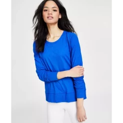 Buy 😍 ID Ideology 👩 Women's Retro Recycled Pullover, Created For Macy's Charcoal Heather 🔔 -ID Ideology Sales unnamed file 168