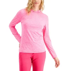 Best Pirce ✔️ ID Ideology 👩 Women's Essentials Hooded T-Shirt, Created For Macy's Barbell 🌟 -ID Ideology Sales unnamed file 222