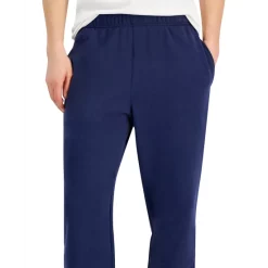 New ❤️ ID Ideology 👩 Women's Essentials Flex Stretch Bootcut Yoga Full Length Pants, Created For Macy's Black 😀