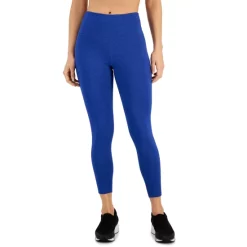 Flash Sale 😀 ID Ideology Ideology 👩 Women's Split-Back Tank & Colorblocked 7/8 Leggings, Created For Macy's Indigo Sea 😀