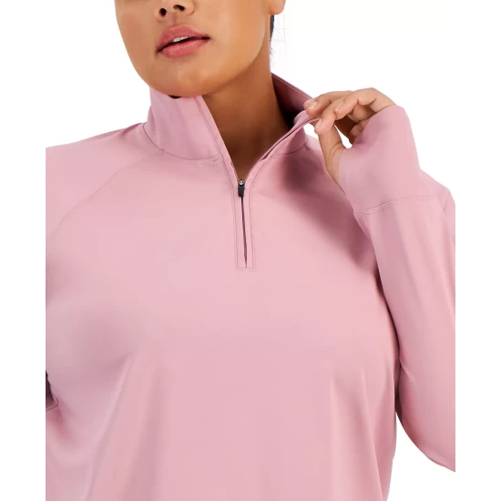 Best Sale 🔔 ID Ideology Plus Size Quarter-Zip Sweatshirt, Created For Macy's Deep Black 🌟 6 Best Sale 🔔 ID Ideology Plus Size Quarter-Zip Sweatshirt, Created For Macy's Deep Black 🌟 - Image 4