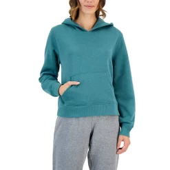 Outlet 🌟 ID Ideology 👩 Women's Solid Sweatshirt Hoodie, Regular & Petites Malbec 😍 -ID Ideology Sales unnamed file 31