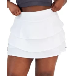 Discount 🤩 ID Ideology Flounce Skort, XS-4X, Created For Macy's Deep Black 💯 -ID Ideology Sales unnamed file 344