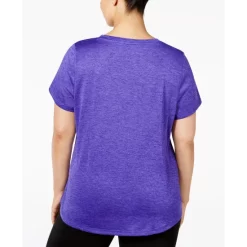 Brand new 🧨 ID Ideology Plus Size Rapidry V-Neck Performance T-Shirt, Created For Macy's Blazing Purple 🎉 -ID Ideology Sales unnamed file 404