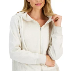 Cheapest 💯 ID Ideology 👩 Women's Fleece Full-Zip Jacket, Regular & Petite, Created For Macy's Indigo Sea 😍 -ID Ideology Sales unnamed file 45