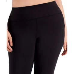 Promo 👍 ID Ideology Ideology Plus Size Side-Pocket Full-Length Legging, Created For Macy's Deep Black 🔥 -ID Ideology Sales unnamed file 493