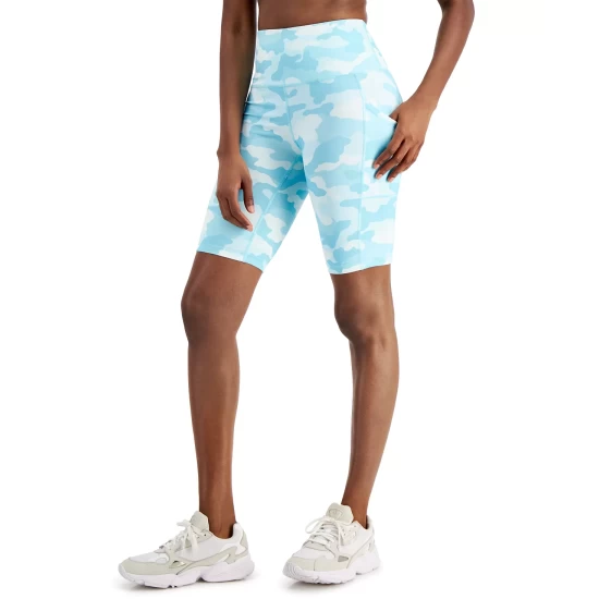 Discount ✔️ ID Ideology 👩 Women's Compression Camo 10 Bike Shorts, Created For Macy's Camo Latte ⭐ 7 Discount ✔️ ID Ideology 👩 Women's Compression Camo 10 Bike Shorts, Created For Macy's Camo Latte ⭐ - Image 5