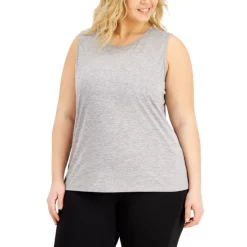Brand new ✔️ ID Ideology Plus Size Keyhole-Back Tank Top, Created For Macy's Crushed Mint 😍 -ID Ideology Sales unnamed file 508