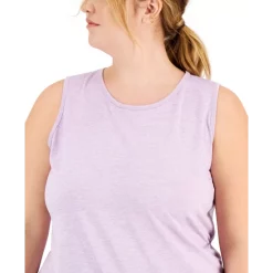 Brand new ✔️ ID Ideology Plus Size Keyhole-Back Tank Top, Created For Macy's Crushed Mint 😍 -ID Ideology Sales unnamed file 511