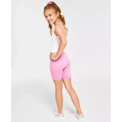 Top 10 🎁 ID Ideology Big 👧 Girls Core Biker Shorts, Created For Macy's Rose Shadow 🤩 -ID Ideology Sales unnamed file 567