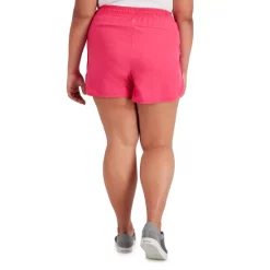 Buy ⌛ ID Ideology Plus Size Running Shorts, Created For Macy's Fiery Pink 🥰 -ID Ideology Sales unnamed file 638