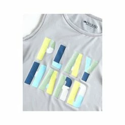 Promo 👍 ID Ideology Big 👧 Girls Play Hard Tank Top, Created For Macy's Heather Grey 🤩 -ID Ideology Sales unnamed file 723